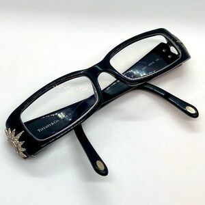 Tiffany & Co. Silver Sun Star Burst Swarovski Accent Glasses | TF 2011-B 8001